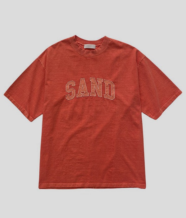 샌드 자수 오버핏 반팔 티셔츠(4컬러)테이크잇
